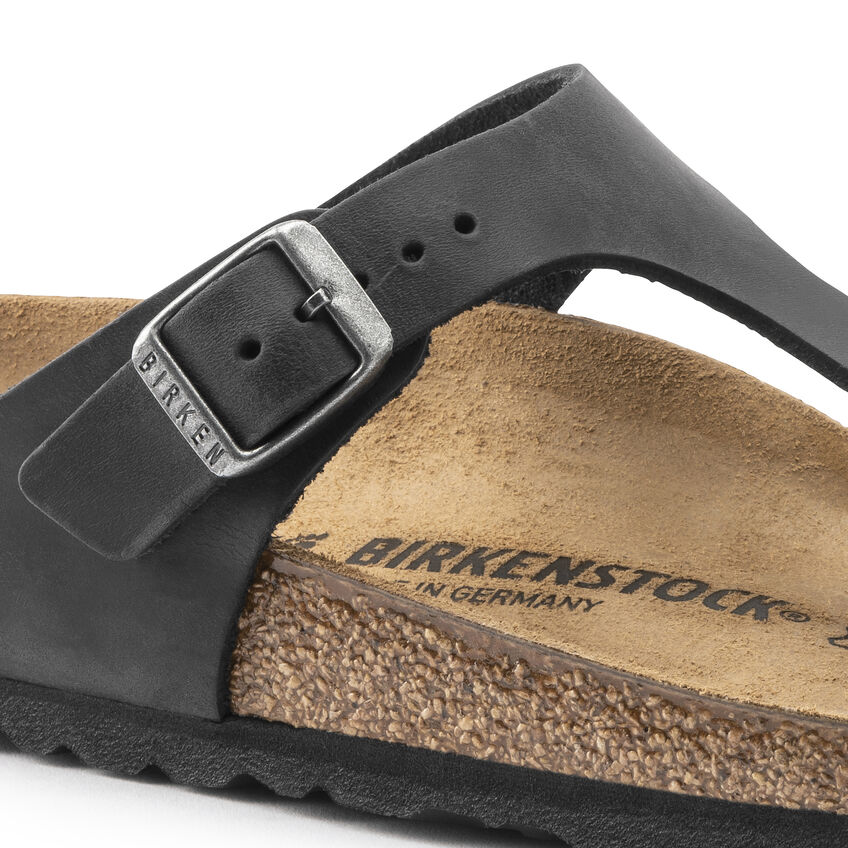 Birkenstock Gizeh Oiled Leather Black